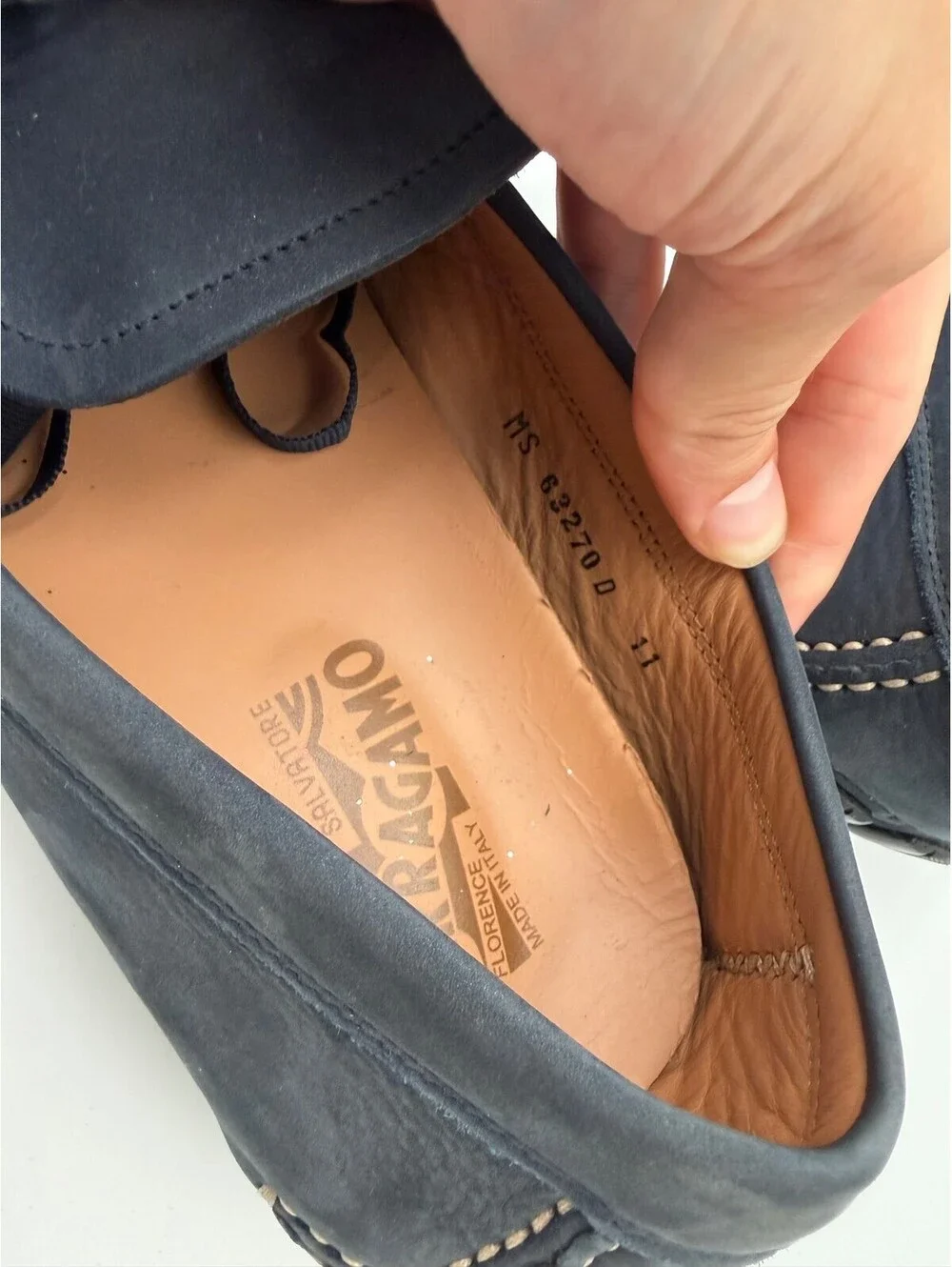 Salvatore Ferragamo Gancini Driving Loafers Size 11/44